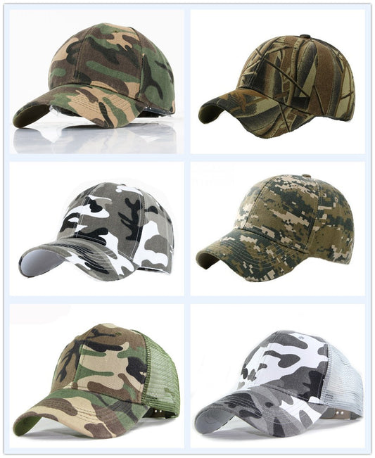 Fashion casual camouflage baseball cap Peaked cap