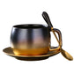 Coffee Mug Set with elegant gold design