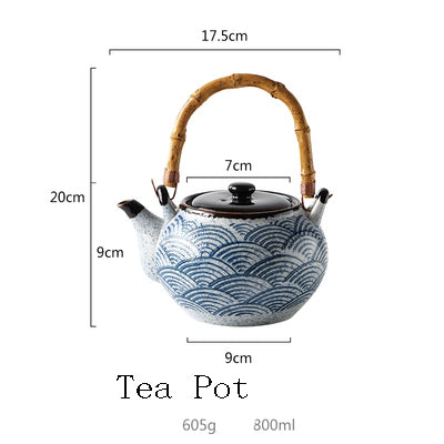 Large capacity restaurant teapot in the purest Japanese style