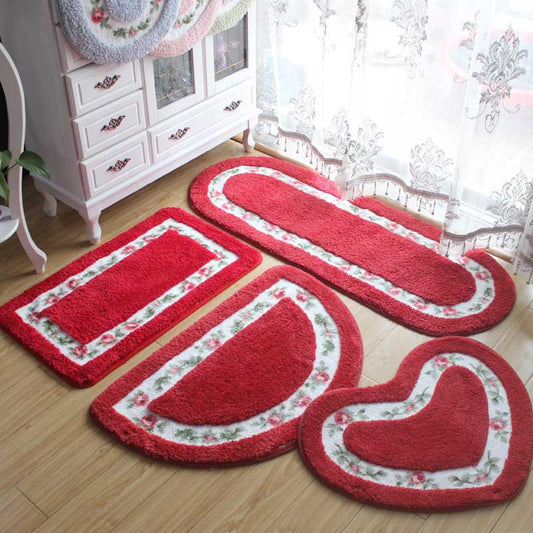 Door mat for household bathroom door mat