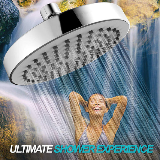 Pressurized electroplating shower, 6 inch
