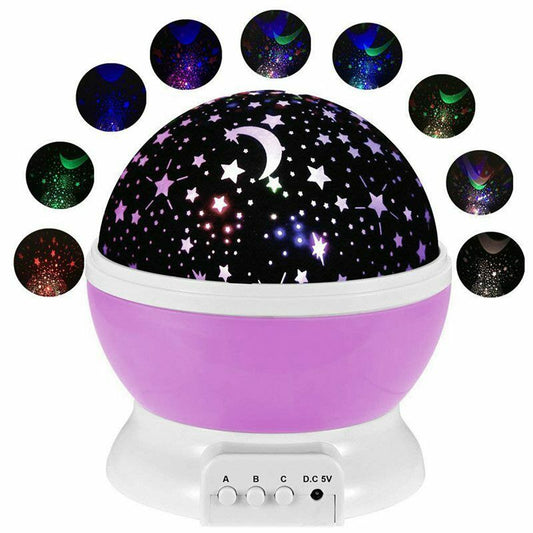 Starry sky projection night light