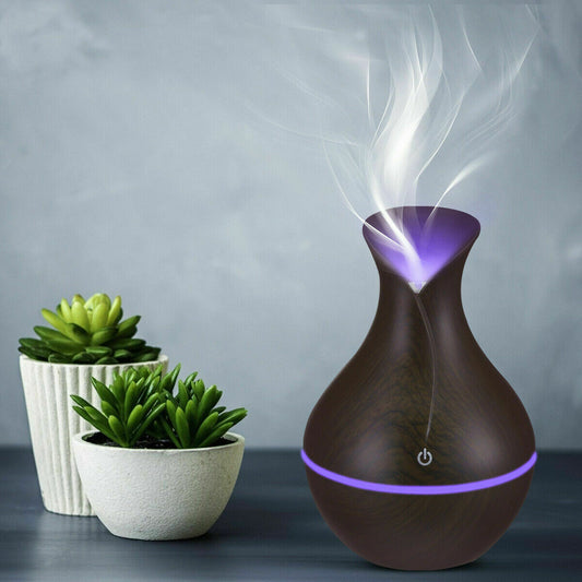 Ultrasonic humidifier aromatherapy oil diffuser with Led lights